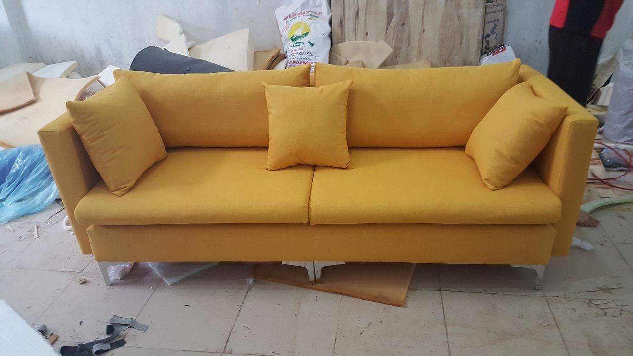 Bộ sofa hiện đại khung sồi mút việt nhật